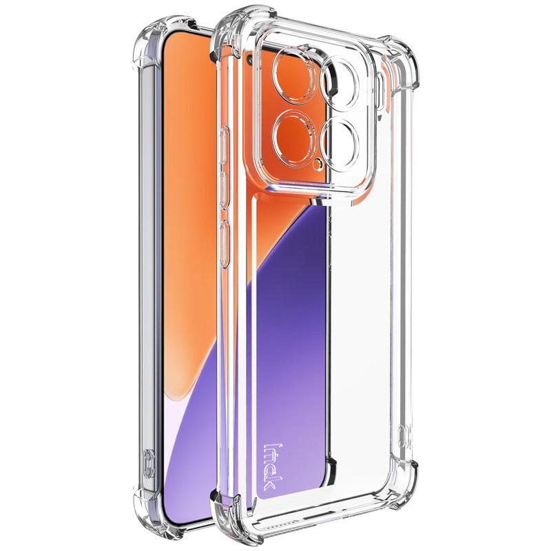 

IMAK UX-4 Series for Xiaomi 15/15 Custom Edition Case Case Straight Frame Four Corner Shockproof Clear TPU Cover A