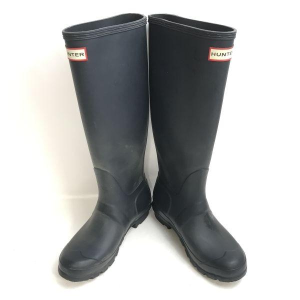 HUNTER Regen Gummistiefel Damen 36 UK3 22 marine lang(GEBRAUCHT)