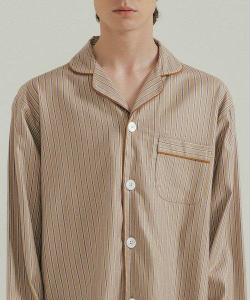 [JO'S LOUNGE] Warm Modal Men's Caramel Pajama Set [Shipped from Korea] 100% Authentic
