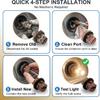 2 PCS Automotive 7443 Brake Light Bulb Holder, Copper Core Wiring Harness Socket, Insulated Female Adapter for T20 Bulb, Universal for Most Cars,