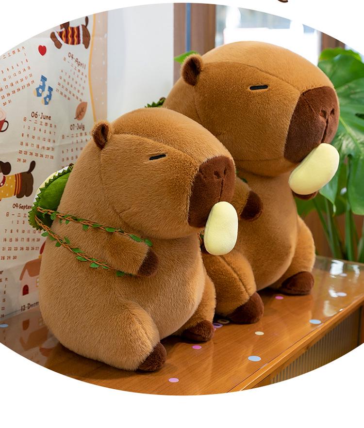 Creative Durian Capybara Plush Toy Doll for Festivals