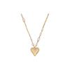 CHANEL 23k Love Classic Double C Pearl Necklace Women’s Gold