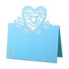 50Pcs Heart Shape Table Number Cards Wedding Table Number Card For Table Setting Wine Glass Christmas Wedding Decoration