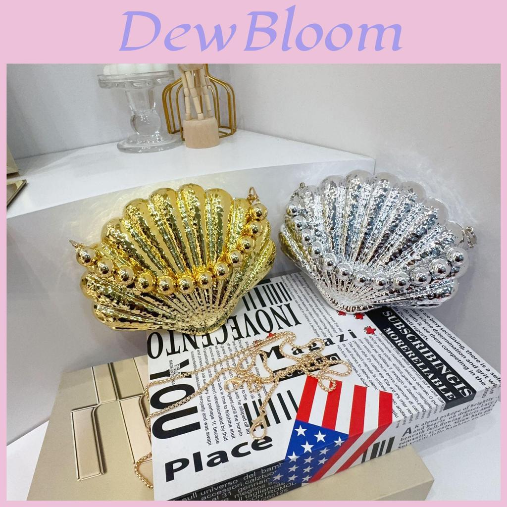 Acrylic Shell Bag Fashion Chain Shoulder Purse For Daily Use