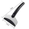 Car Ice Scraper Snow Removal Shovel Stainless Steel Car Windshield Snow Removal Scraper Snow Remover Winter Accessories