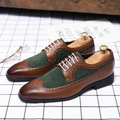 Hochzeitskleid Formell Luxus Brogue Designer Herren Business Italienische Oxfords Freizeit Leder Party Schuhe für Männer Slipper Mokassin 48