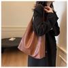 Shoulder Tote Bag 2025 New Retro College Style Large Capacity Bags
