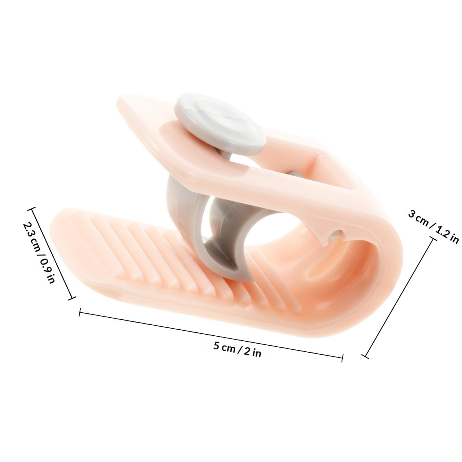 6Pcs No Needle Quilt Fixation Clips Anti-Running Bed Sheet Clips U-Shaped Buckle Quilt Fasteners Secure Comforter Deep Sleep розовый