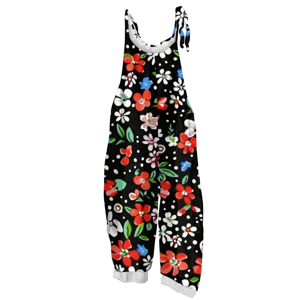 Women's Fashion Casual Loose Christmas Printed Wide-Leg Sweatpants