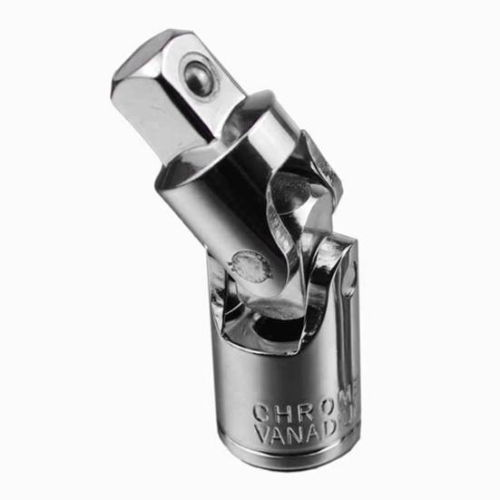 1/2 1/4 3/8 Inches Chrome Universal Joint Adapter Socket Wrench Hardware Tool