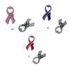 Pink Ribbon Brooch Pins Hope Ribbon Lapel Official Breast Cancers Awareness Lapel Pin for Charity Public Social Event