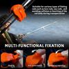 1/4Pair Silicone Fishing Rod Holder Ball Straps 5 Hole Lightweight Fishing Tackle Tie Organizer Storage Rack Fishing Accessories