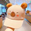 Cotton Children Baseball Hat Thin Baby Sunscreen Hat Adjustable Capybara Peaked Cap  Summer