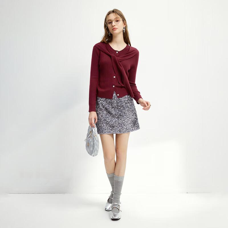 Women's V-Neck Knit Cardigan