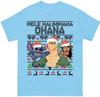 Lilo Stitch Christmas T Shirt Funny Stitch Xmas Outfit Unisex Tee Shirt Gift