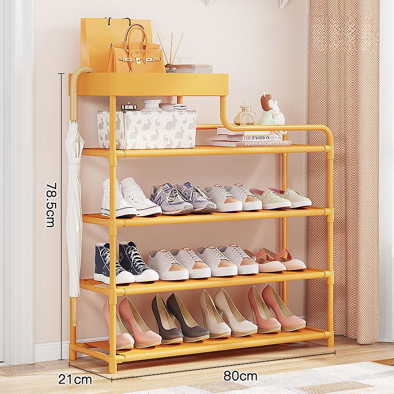 

ZEXEF Современная простая пылезащитная полка для обуви, многослойная, экономящая место, полка для обуви, домашний шкаф для обуви, органайзер, стеллаж для хранения жёлтый