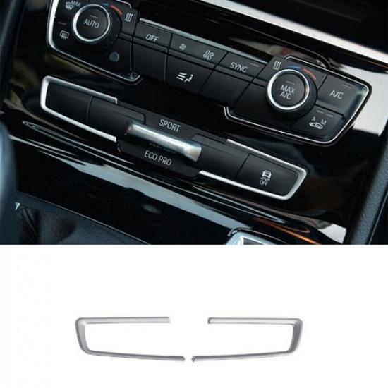 Matte Silver Console Sport Mode Button Cover Trim For BMW 2 Series Touring 15-19
