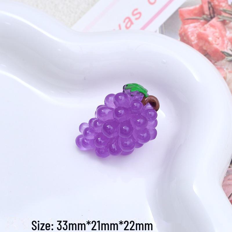 

3D светящиеся фрукты смола DIY ювелирные аксессуары