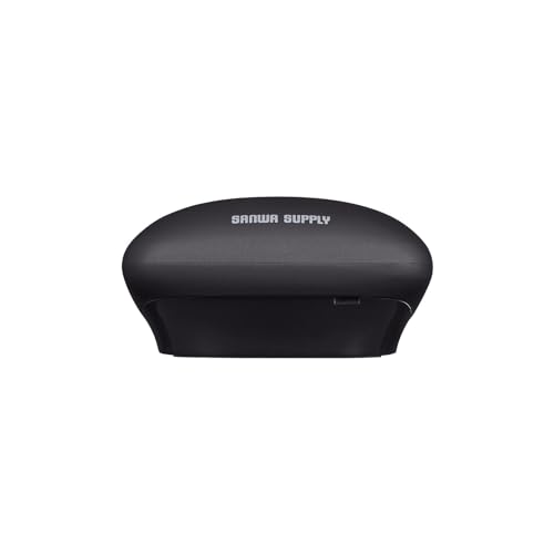 SANWA SUPPLY Mobile Mouse, Bluetooth/Wireless (USB A) Combo (Dual Mode), Rechargeable, Slim and Compact, Black, SLIMO Series, MA-WBBS310BK
