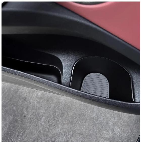 For BMW X3 G01 2025 4PCS Car Front Door Side Storage Box TPE Front Door Organizer Tray Auto Interior Accessories