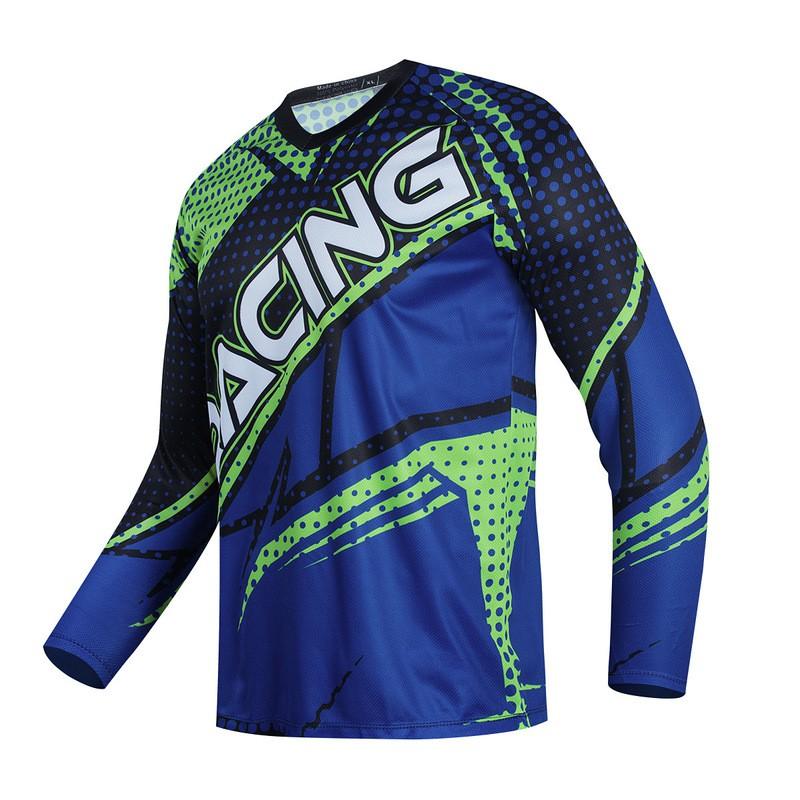 Quick-Dry Mountain Bike Racing Jersey Long Sleeve Men Women Off-Road Cycling Apparel