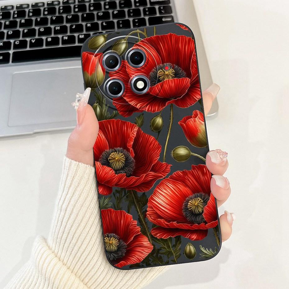 Beautiful Floral Phone Case For Tecno Camon 30S Pro Soft Silicone Shockproof Cover For Camon30S 30S Pro CLA5 CLA6 Cases Bumpers