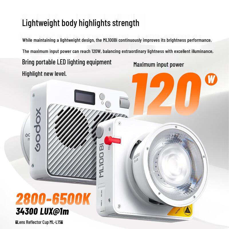 Godox ML100Bi Bi-color Handheld LED Video Light
