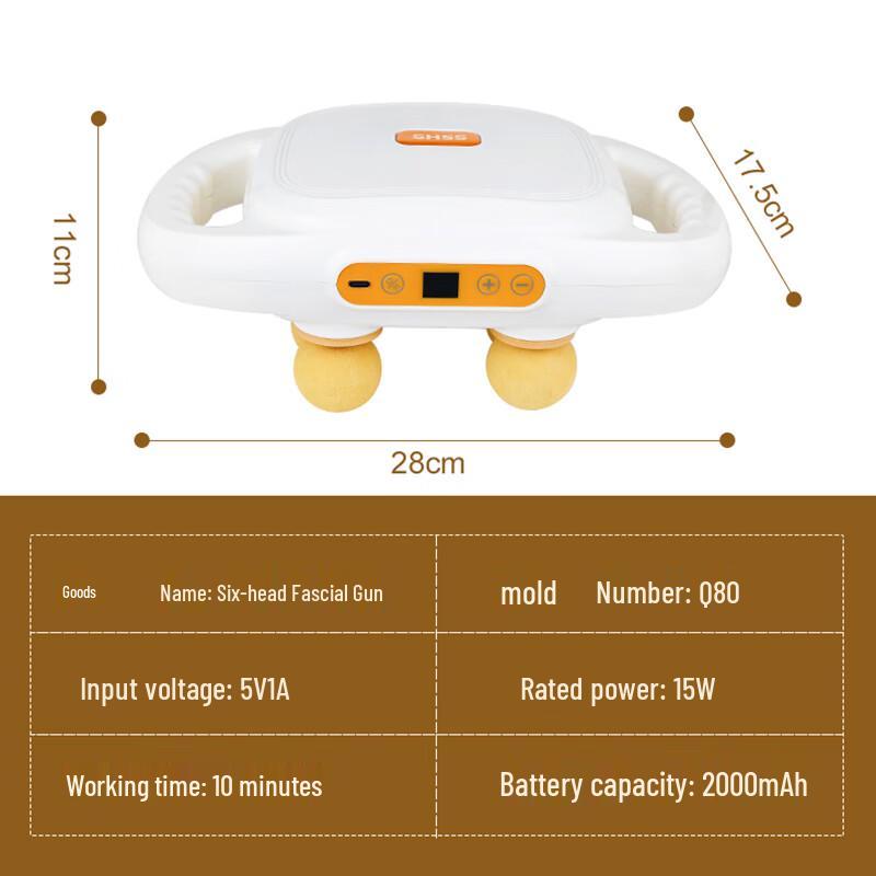 Sanhe Songshi Q80 Sechs-Kopf Faszienmassagegerät