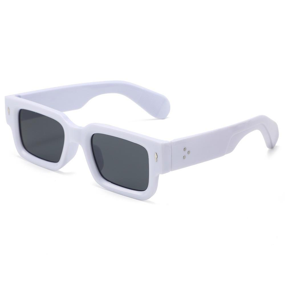 

New Men Arrow Nail Decoration Sunglasses Men s Travel Driver s Eyewear Fashion Small Frame Square Sun Glasses UV400 Glasses 1PC