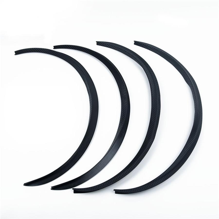 4Pcs Carbon Fiber Wheel Arch Protector Trim