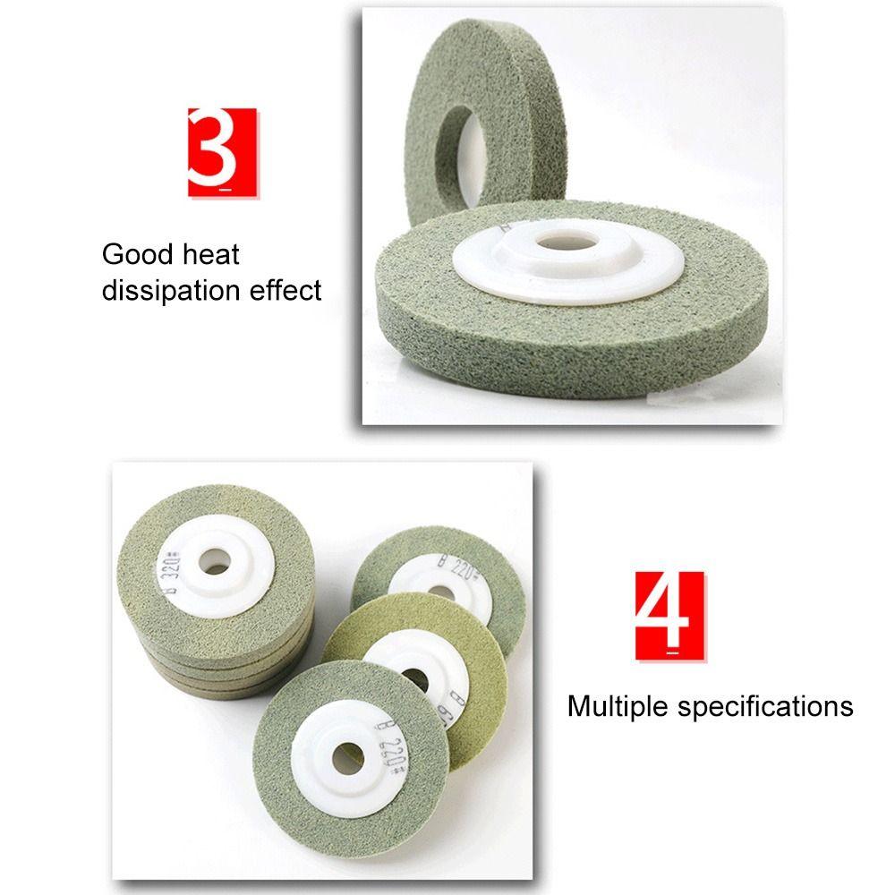 Glass Rotary Tool Nylon Fiber Polishing Wheel Stone Buffing Scouring Grinding Pad Sanding Disc