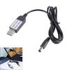 USB 5V to 4.5V DC5.5x2.1mm Conversion Adapter Cable for LED Lights and Small Appliances Replaces 3AA Batteries