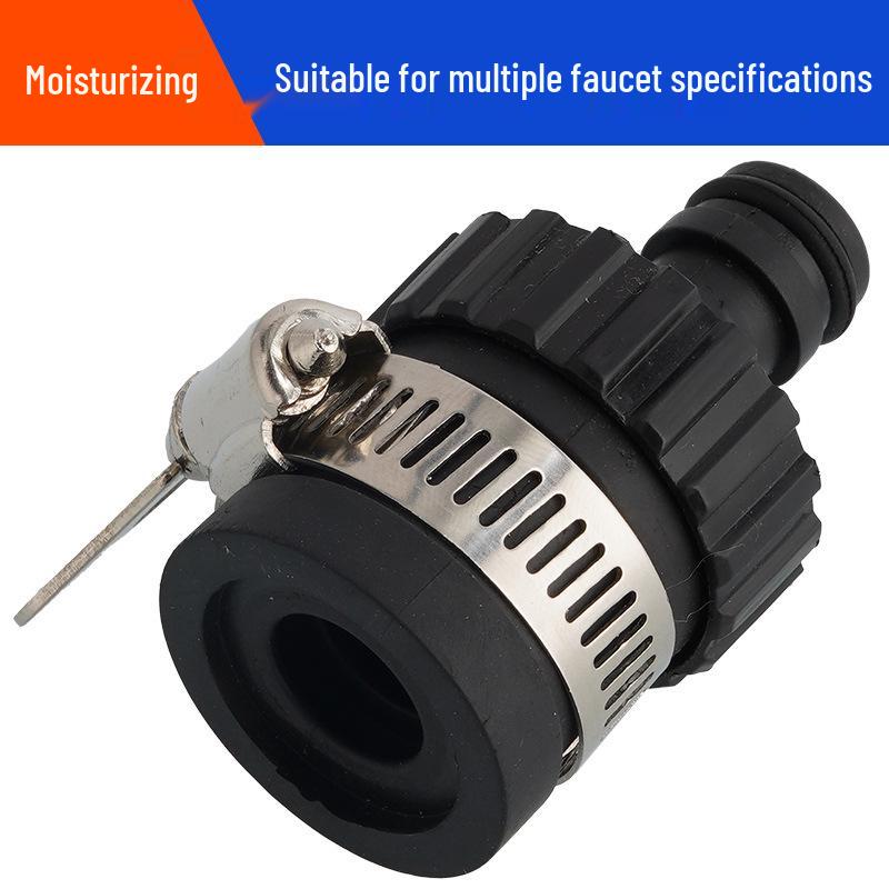 Irrigation Hose Black Nipple Connector for Car Wash & Outdoor Faucet