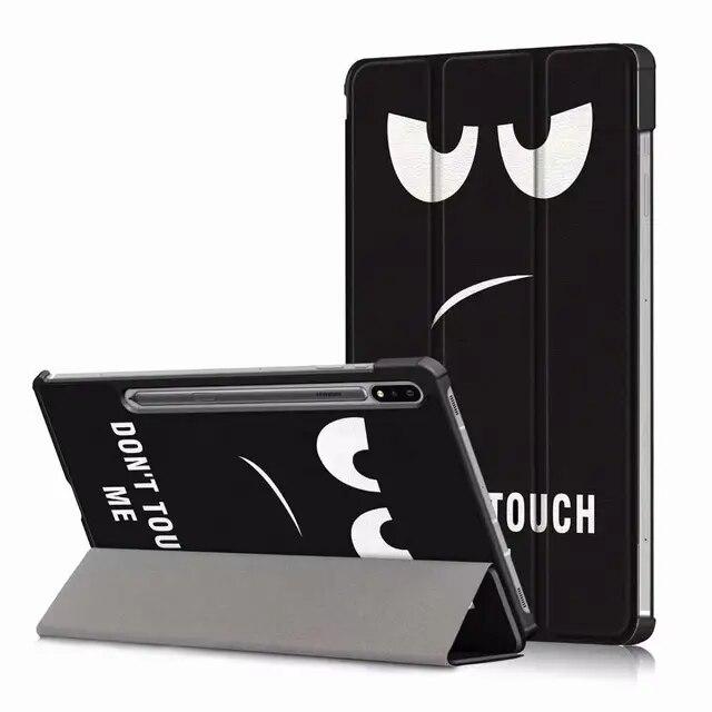 Für Samsung Galaxy Tab S7 Plus 12,4 SM-T970 T975 Tablet Flip Smart Fall für Samsung S7 11 Zoll SM T870 T875 Klapp Ständer Fall