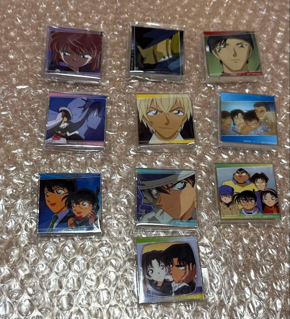 [USED] Detective Conan Conan Plaza Bonus Acrylic Tile Complete