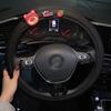 Universal Cute Mickey Cartoon Car Steering Wheel Cover Anti-Slip Breathable Summer Sweat Absorbing Steering Covers