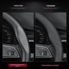 Wey Steering Wheel Cover: Carbon Fiber & Genuine Leather for VV5, VV6, Tank 300, Mocha, VV7GTPHEV