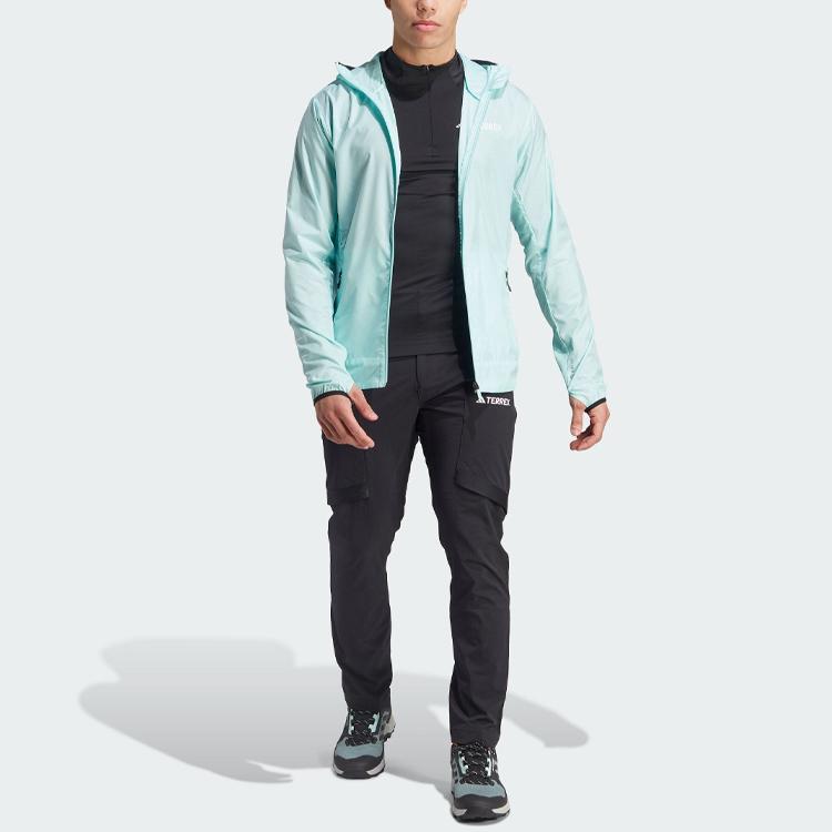 New Adidas Jackets Men's Light Mint Green HZ5329