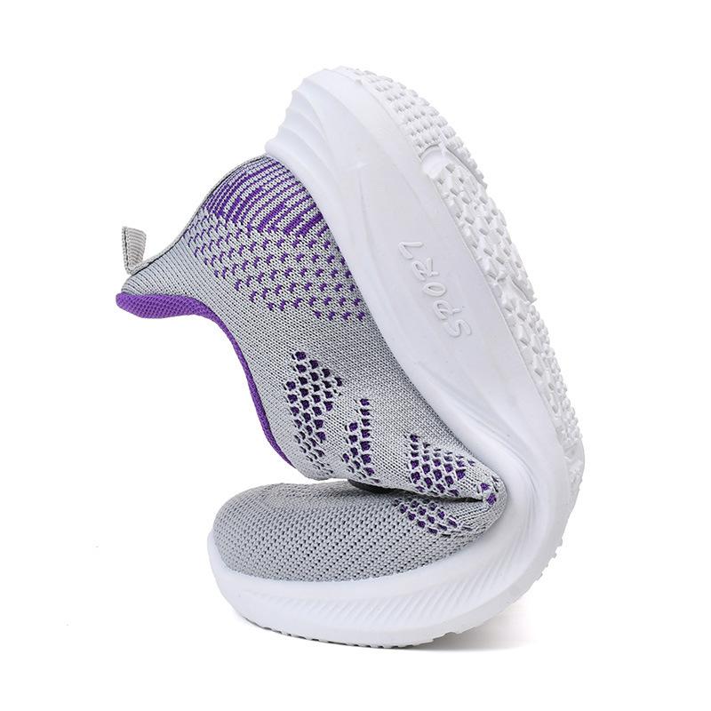 Foreign trade shoes children spring and autumn flying woven women's sports shoes fashion casual shoes women's foreign trade women's shoes soft-s