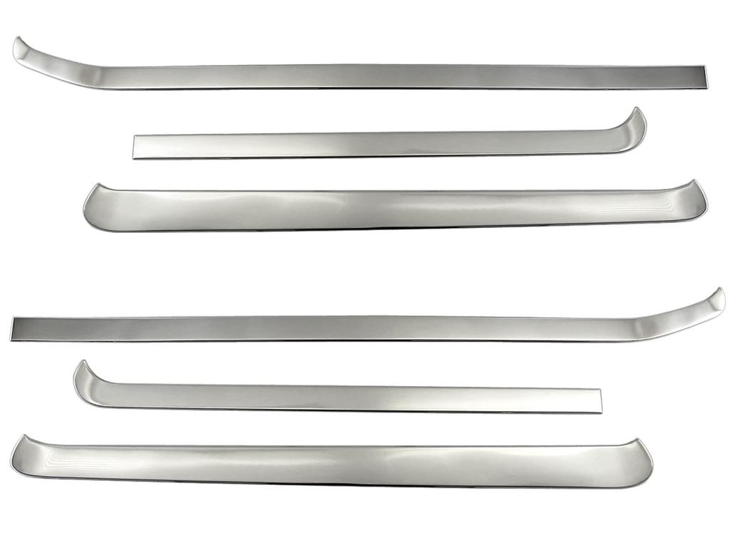 BRIGHTZ Hijet Cargo S700V S710V Super mirror stainless steel plated upper mall 6PC 700V 710V 700 710 Hijet Cargo [SID-MOL-153]