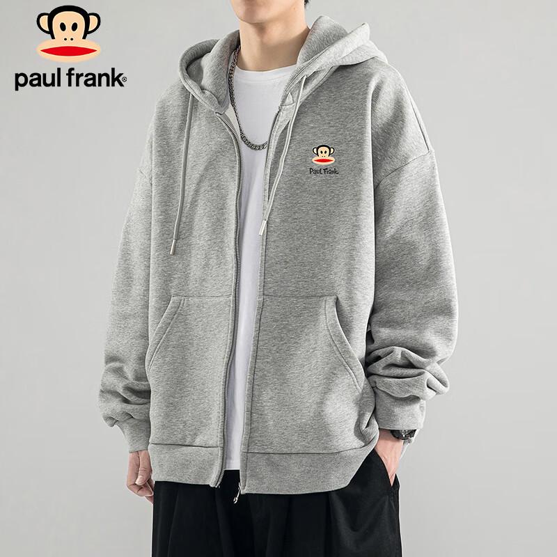 paul frank Herren Casual Kapuzenpullover mit Reißverschluss