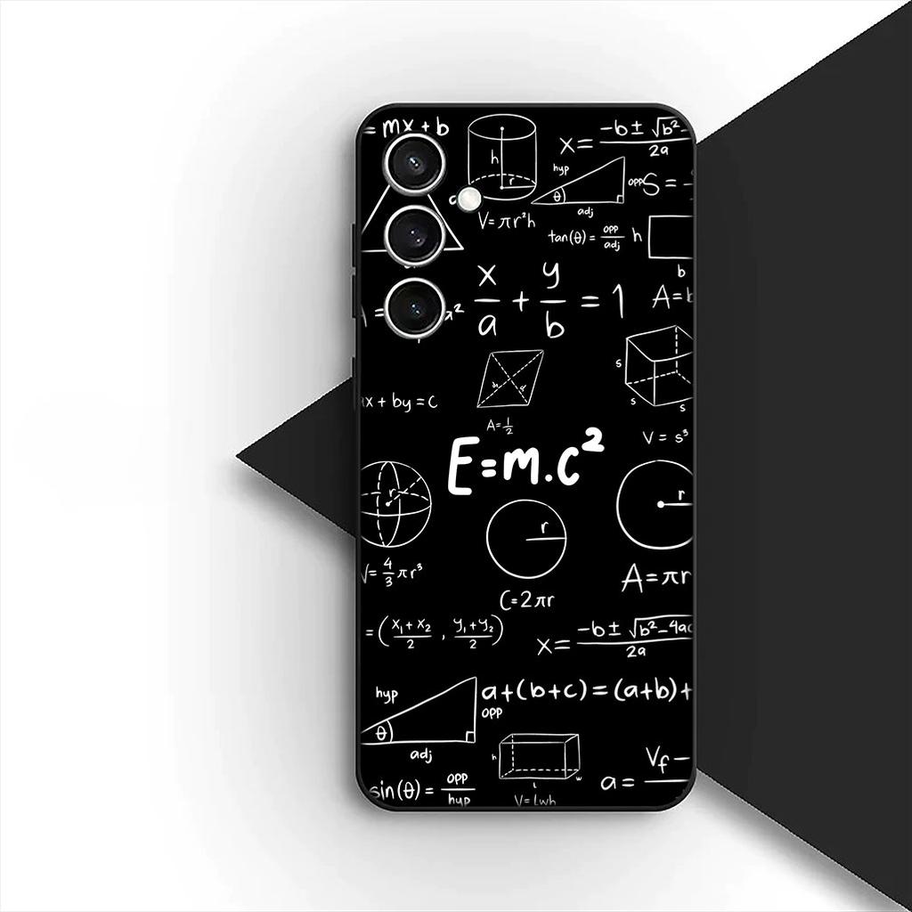 Chemical Maths Equation Formula Phone Case for Samsung Galaxy S24 S25 S23 FE Ultra Plus S7 Edge S25+ S23+ A56 5G Cover
