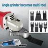 Multifunctional Electric Edge Trimmer & Angle Grinder Adapter: Converts To Cutting Machine, Electric Shovel, and Woodworking Tool Set.
