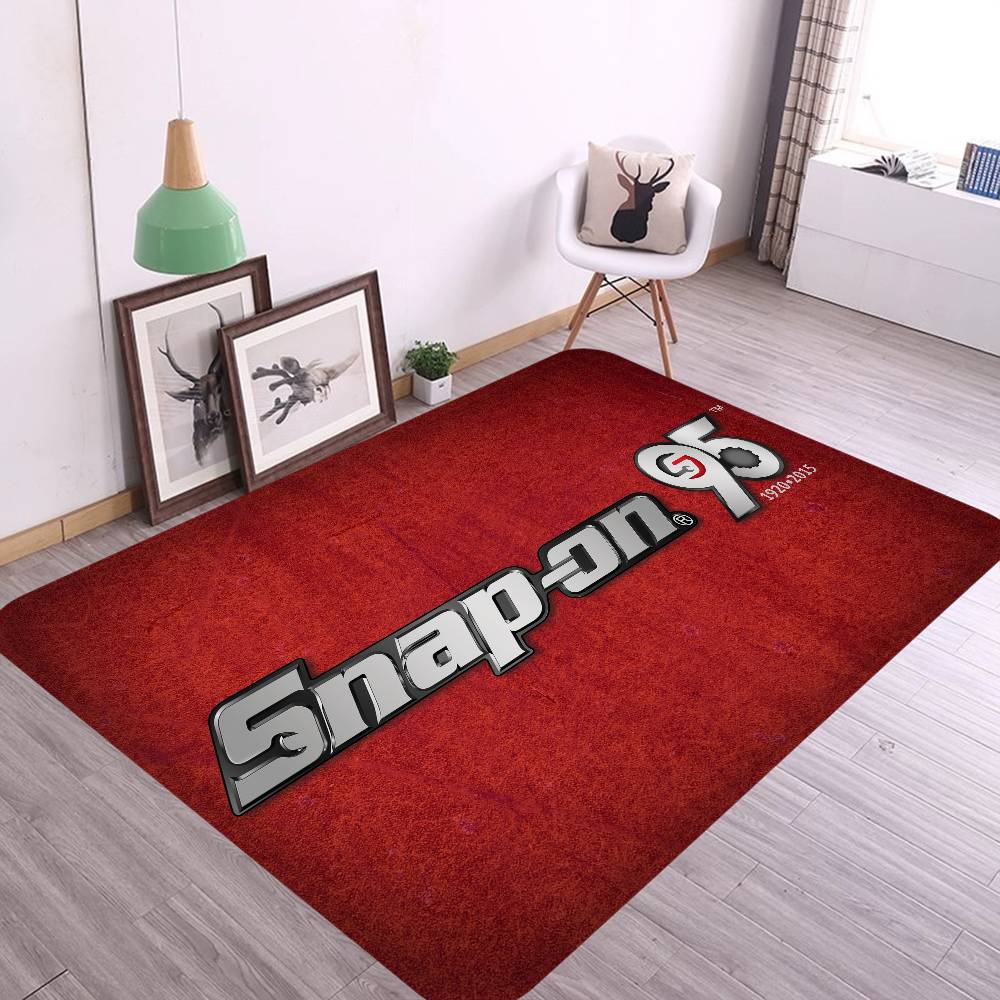 S-SnapS On LOGO Fußmatte Kinderzimmer Schlafzimmer Dekoration Balkon Rutschfeste Fußmatte Wohnzimmer Fußmatte Teppich