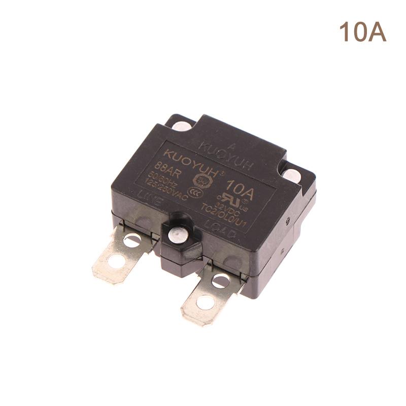 1Pc  88Ar 3A 4A 5A 7A 8A 10A 15A 20A 25A Automatic Reset Circuit Breaker Overload Switch Over Current Protector