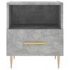 Nightstands (2 pcs) Concrete Grey 40 x 35 x 47.5 cm Particleboard