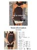 2026 Spring/Summer Retro Polka Dot Backless Sleeveless Chiffon Tank Top for Women