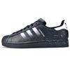 Originals SUPERSTAR Abrasion Resistant Low Top Skateboard Shoes Unisex Black EG4959(Team169-)