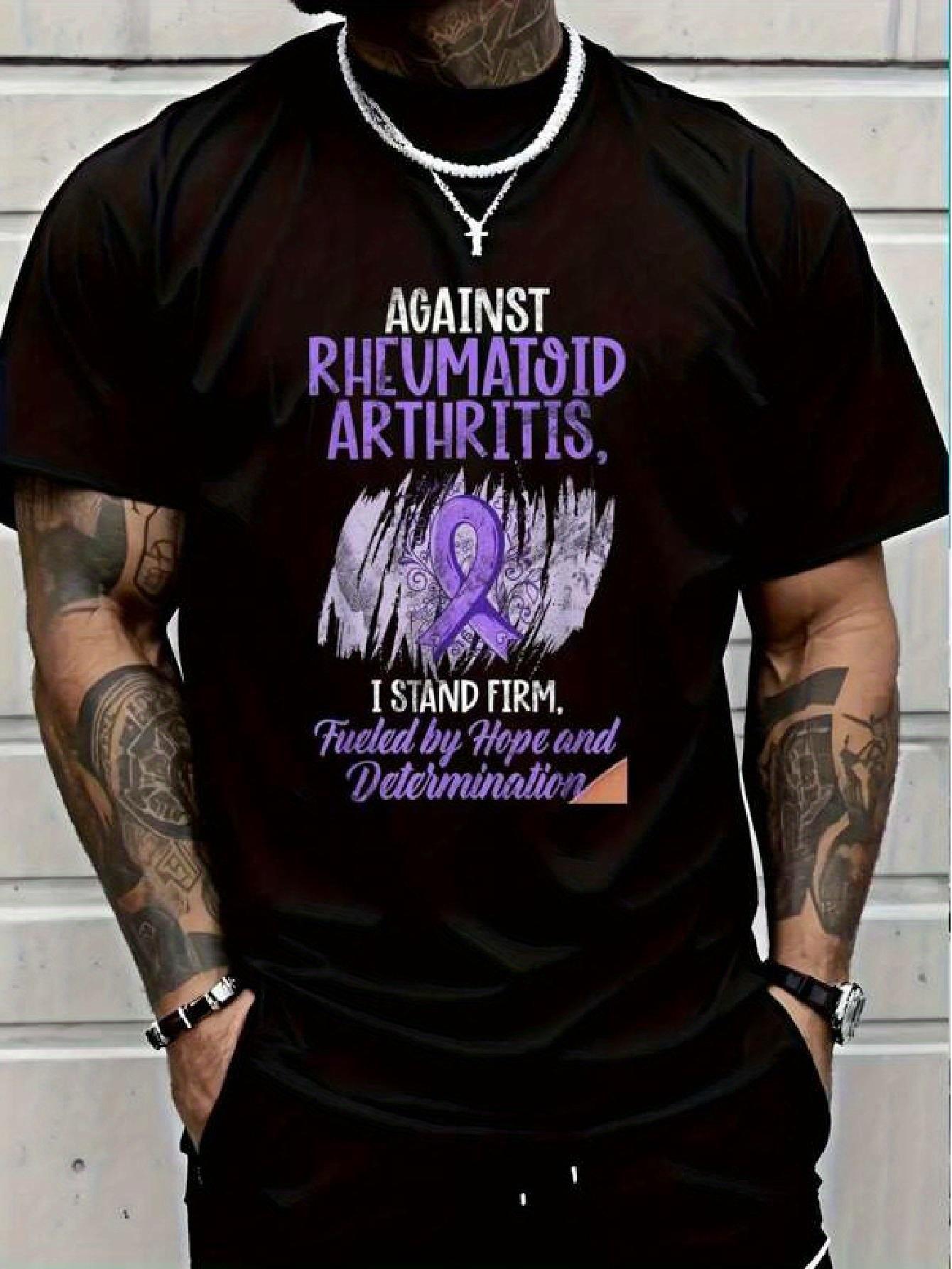 100% Cotton Rheumatoid Arthritis T-shirt Fashion Women Men Graphic T-shirt Casual Tops XL