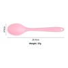 Small Multicolored Silicone Spoons Silicone Serving Stirring Spoon for Kitchen Nonstick Cooking Baking Stirring Mixing Tools